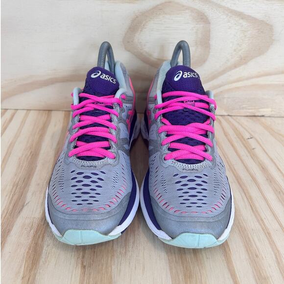 Asics - Gel-Kayano 23 - Running Shoes - Gray/Pink - Women's - 6.5 - T696N - Picture 2 of 9